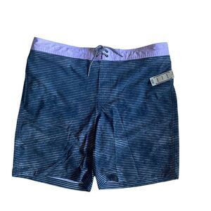 Mens Board Shorts 9" XL 40-42 Quick Dry Stretch Drawstring Swim Pants 3 Pockets
